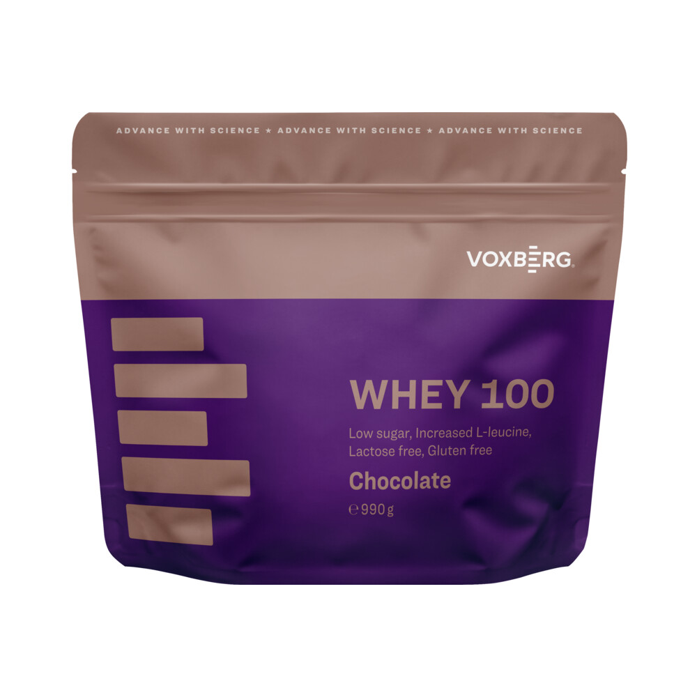 Voxberg Whey Protein 100 990g - bílá čokoláda s malinou Voxberg