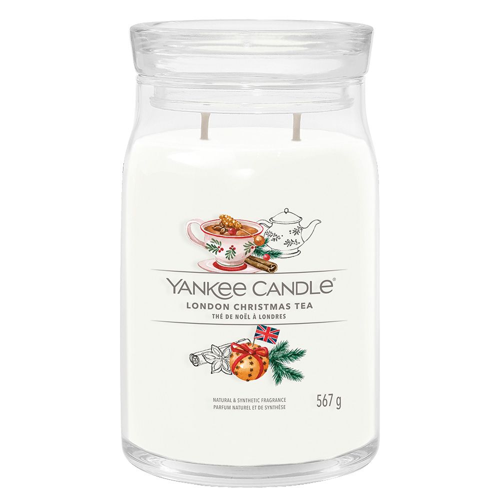 Yankee Candle Vonná svíčka London Christmas Tea 2 knoty 567 g Yankee Candle