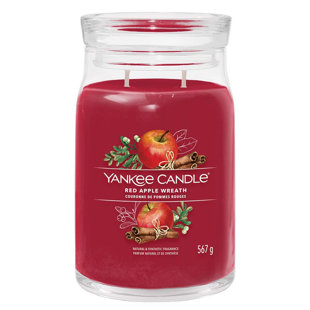 Yankee Candle Vonná svíčka Red Apple Wreath 2 knoty 567 g Yankee Candle