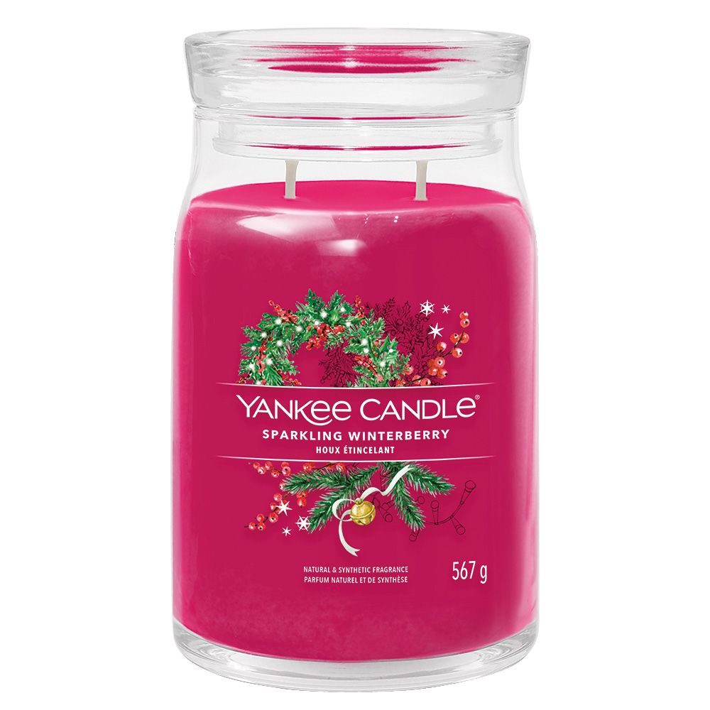 Yankee Candle Vonná svíčka Sparkling Winterberry 2 knoty 567 g Yankee Candle