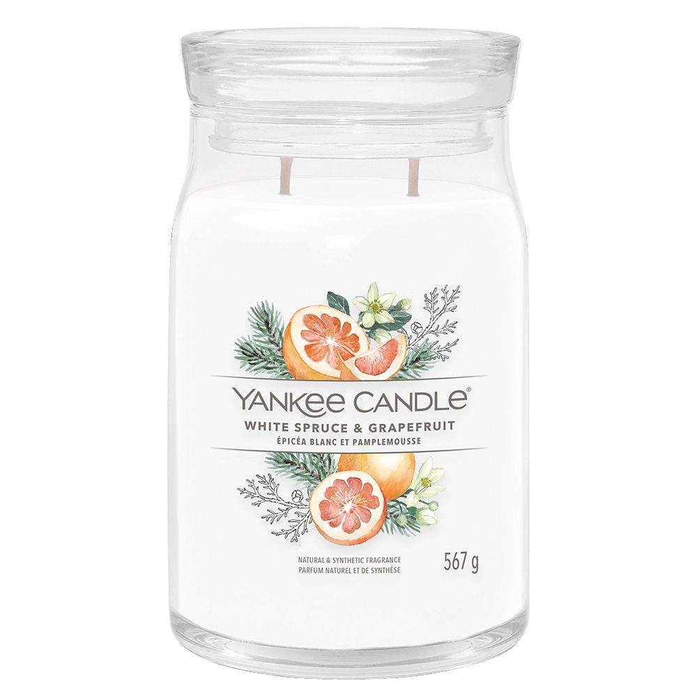 Yankee Candle Vonná svíčka White Spruce & Grapefruit 2 knoty 567 g Yankee Candle