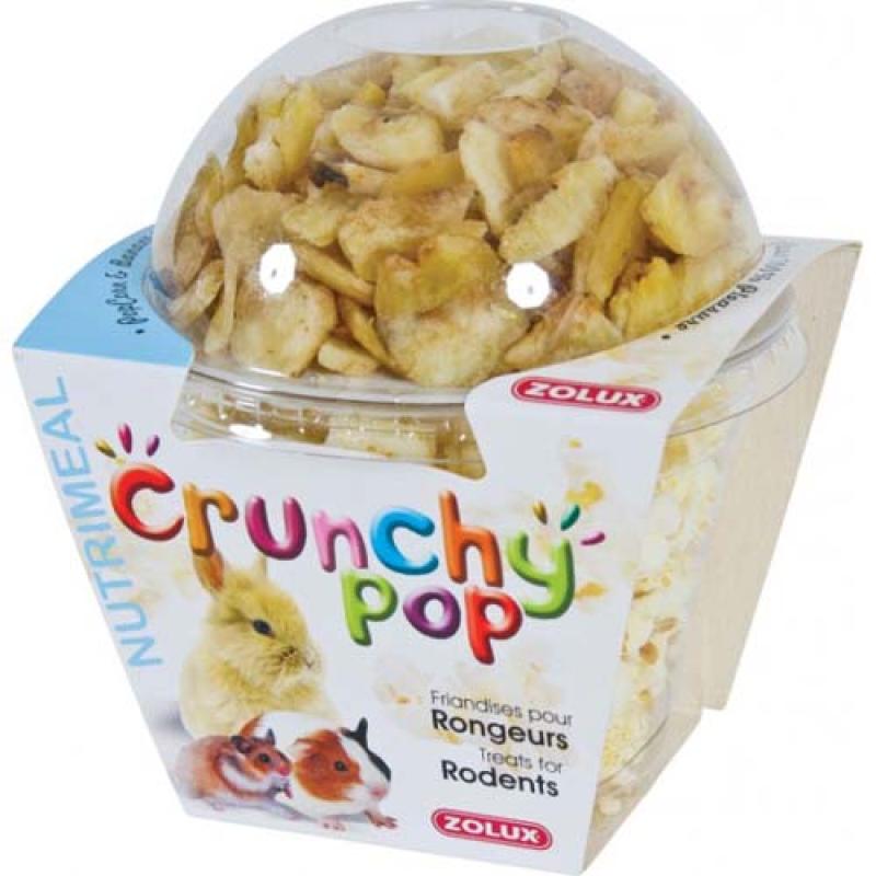 Zolux CRUNCHY POP sušené banány 63g Zolux