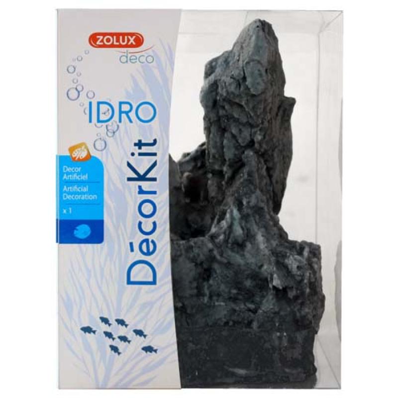 Zolux Dekorace do akvárií IDRO KIT BLACK STONE L 17