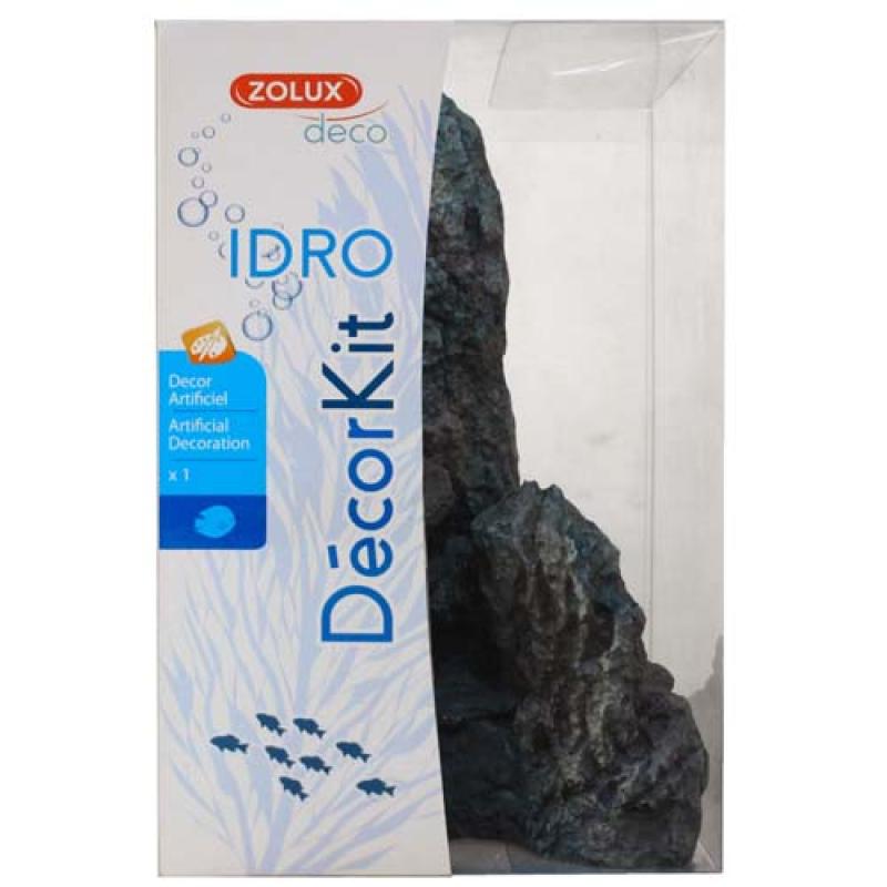 Zolux Dekorace do akvárií IDRO KIT BLACK STONE S 11x7