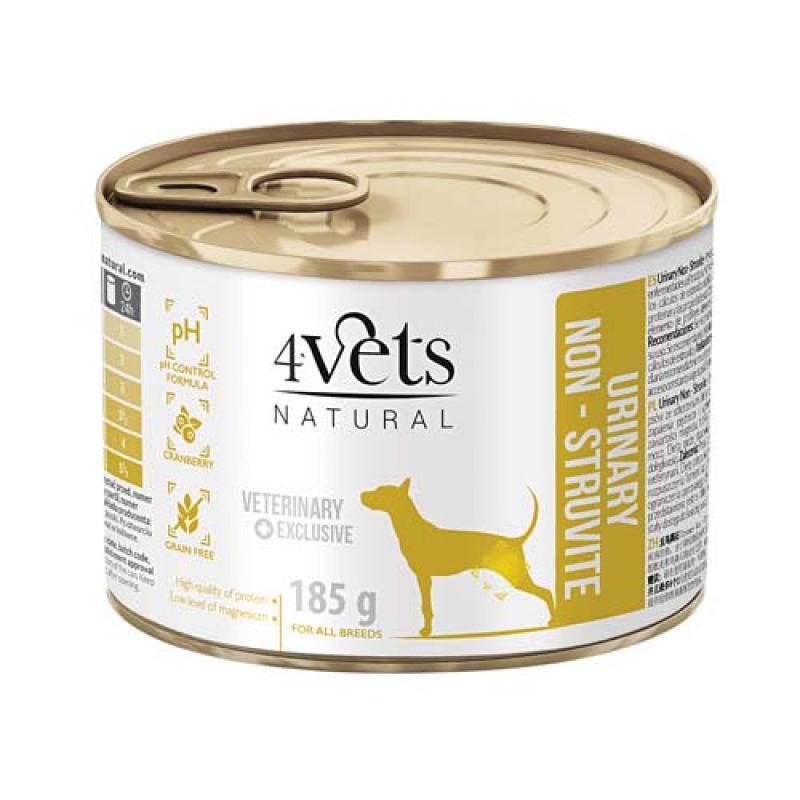 4vets NATURAL VETERINARY EXCLUSIVE URINARY SUPPORT 185g pro psy s onemocněním močov 4vets