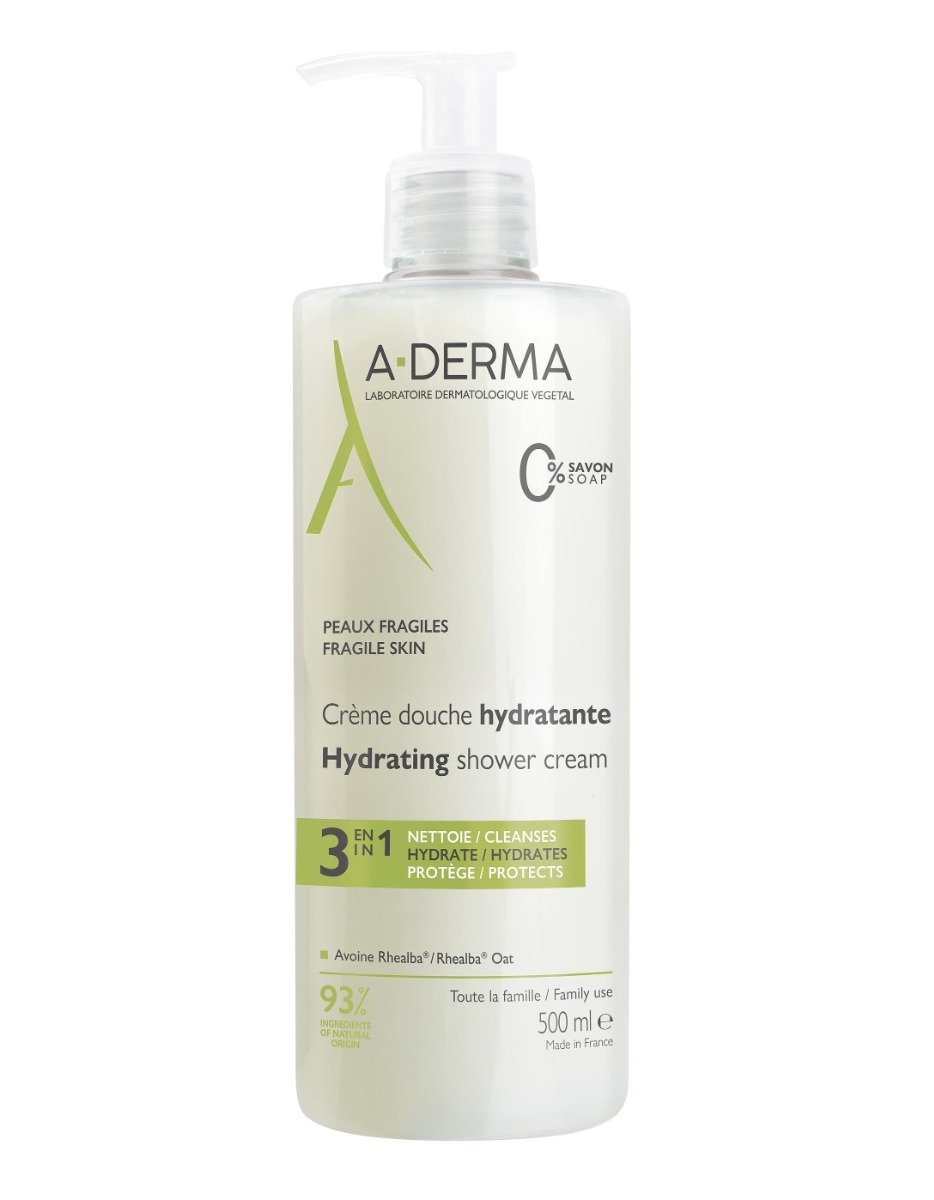 A-Derma Hydratační sprchový krém 500 ml A-Derma