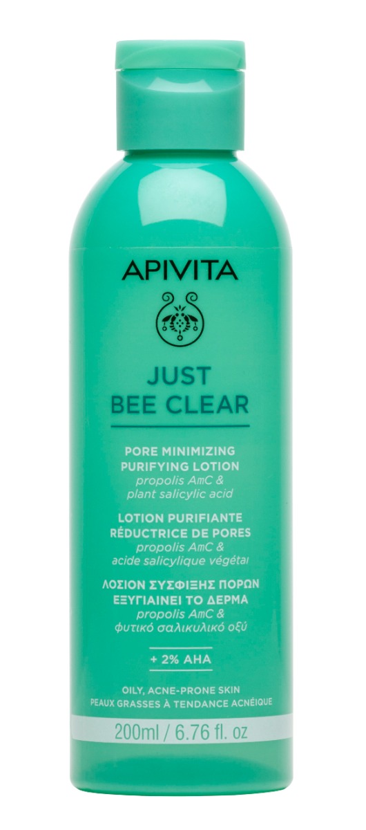 APIVITA Just Bee Clear péče na rozšířené póry a černé tečky 200 ml APIVITA