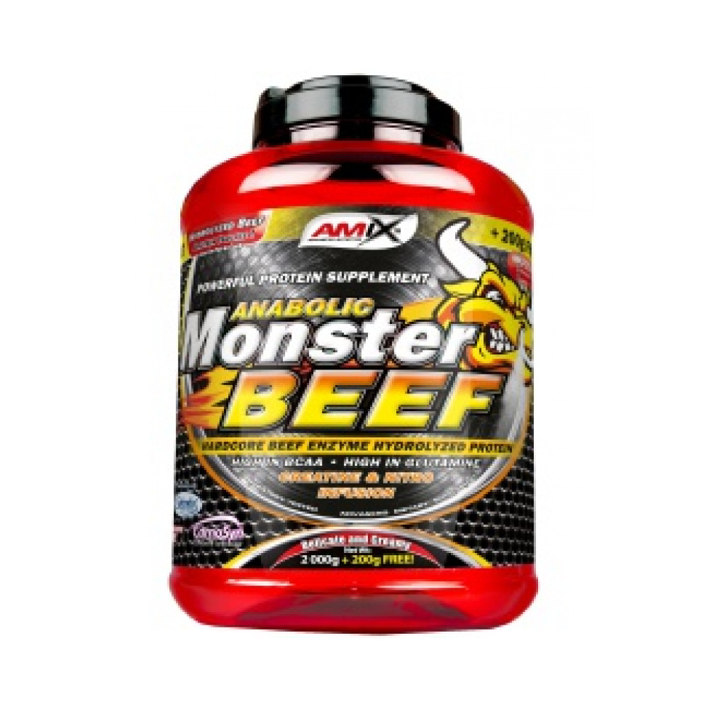 Amix Nutrition Anabolic Monster Beef Protein 1kg - jahoda