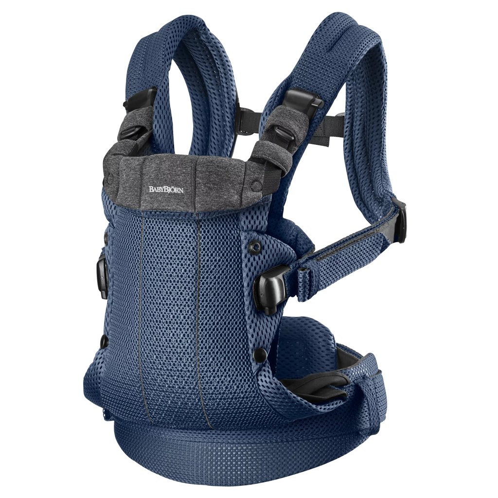 BabyBjörn Nosítko Harmony Navy blue 3D mesh