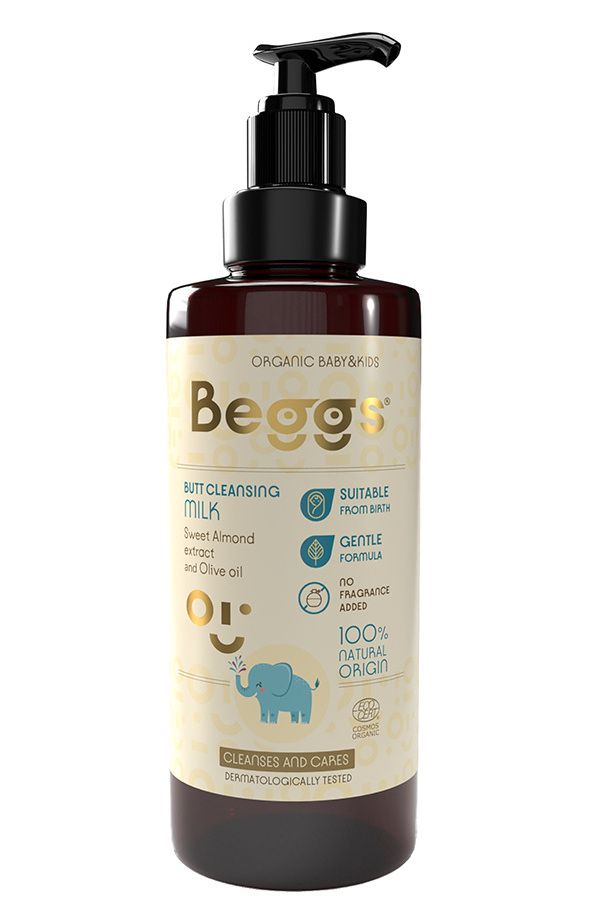 Beggs Čistící mléko na zadeček 200 ml Beggs