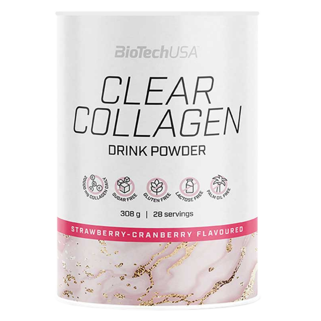 BioTech USA Clear Collagen 308g - jahoda