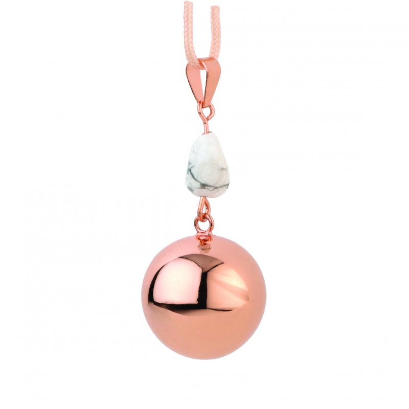 Bola těhotenská rolnička FANTASY Rose gold marble stone Bola