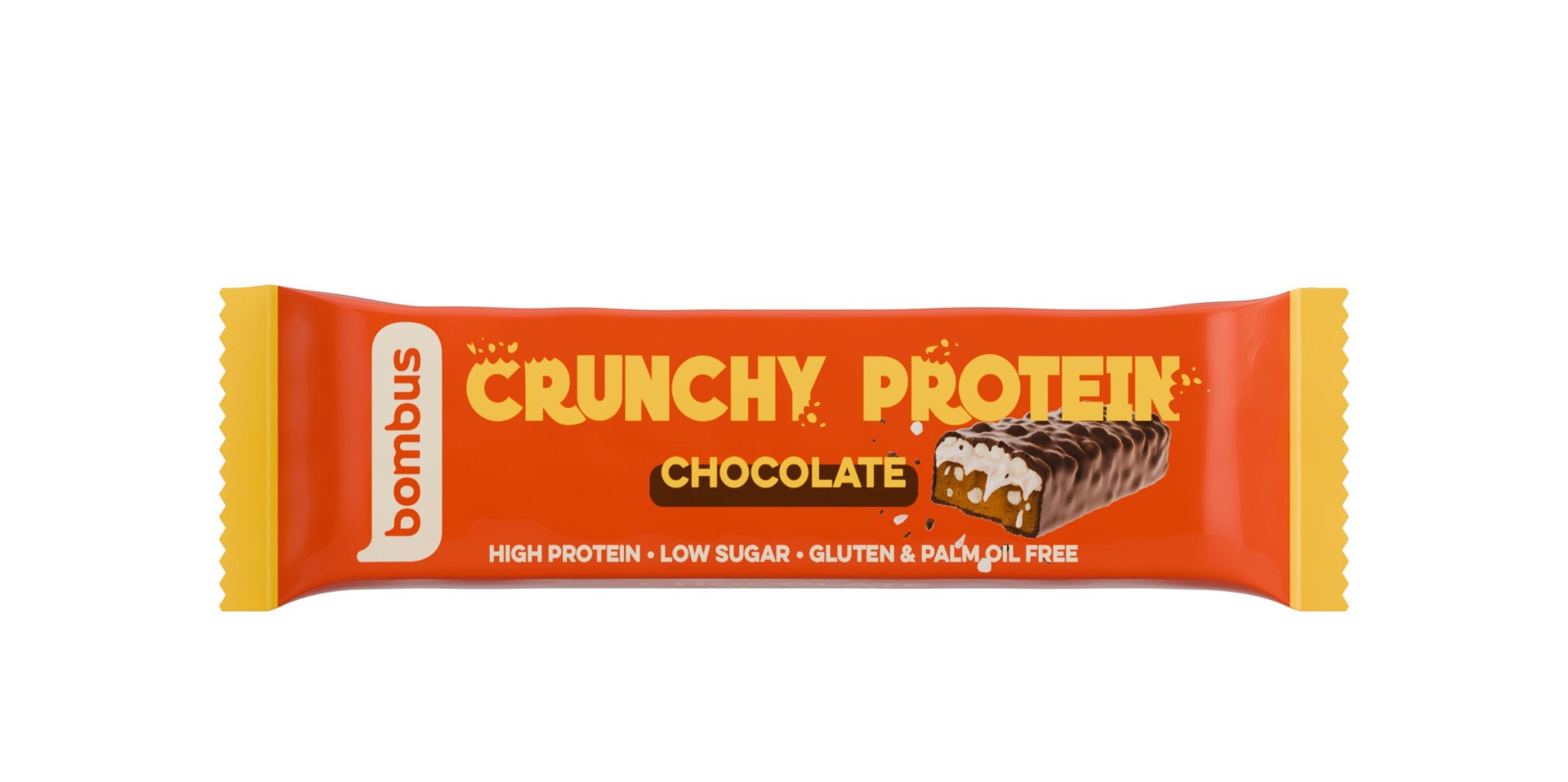 Bombus Crunchy Protein Chocolate 50 g Bombus