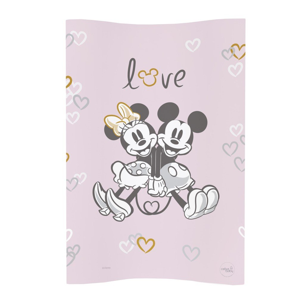 Ceba Podložka přebalovací měkká COSY (50x70) Disney Minnie & Mickey Pink Ceba