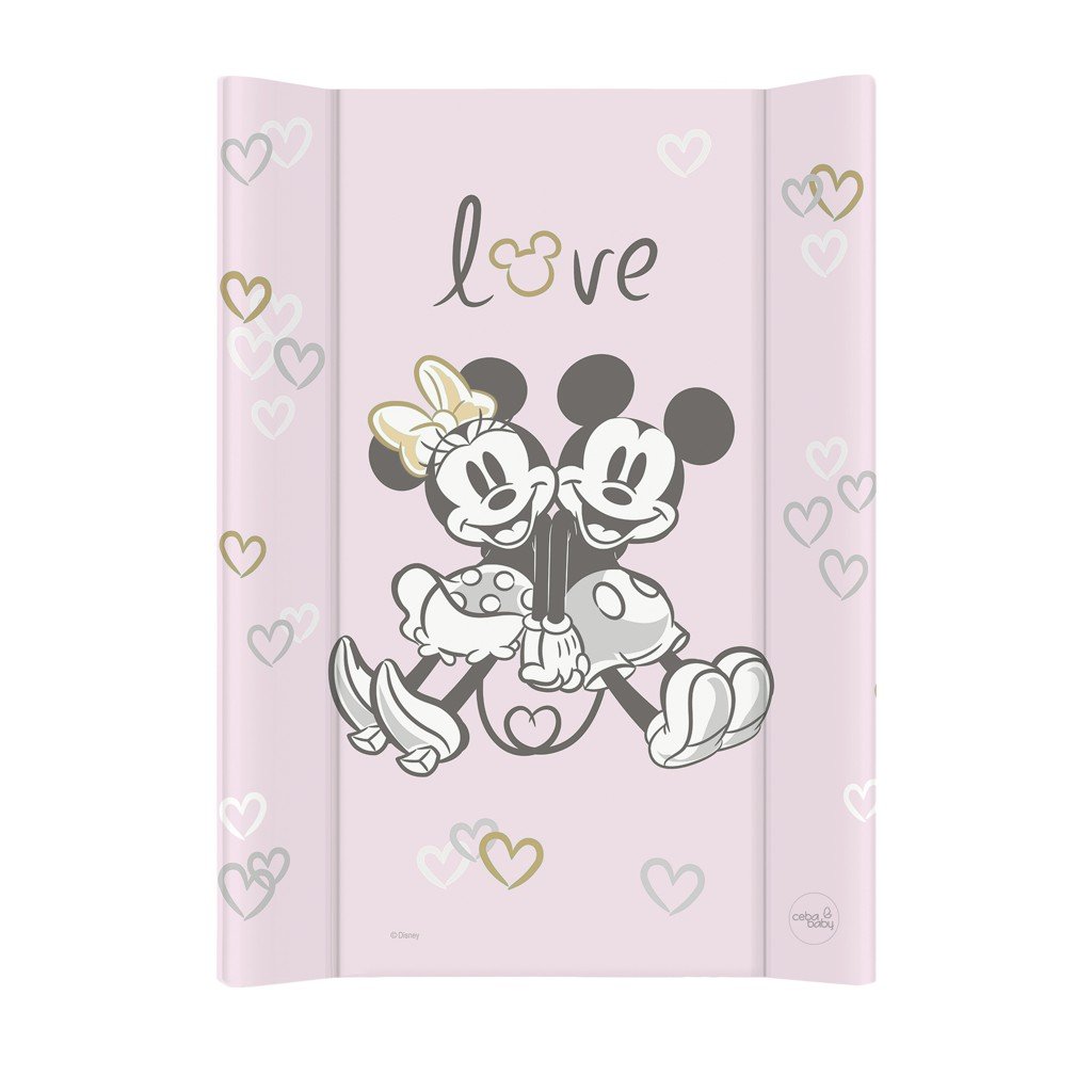 Ceba Podložka přebalovací s pevnou deskou COMFORT (50x70) Disney Minnie & Mickey Pink Ceba