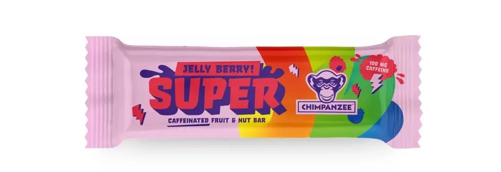 Chimpanzee Super bar - Jelly Berry energetická tyčinka 55 g Chimpanzee