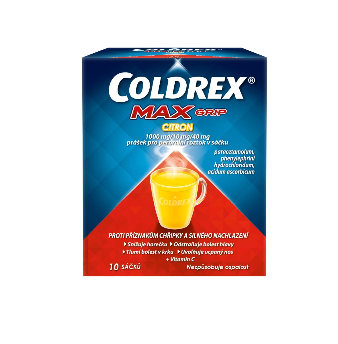 Coldrex MaxGrip Citron 10 sáčků Coldrex