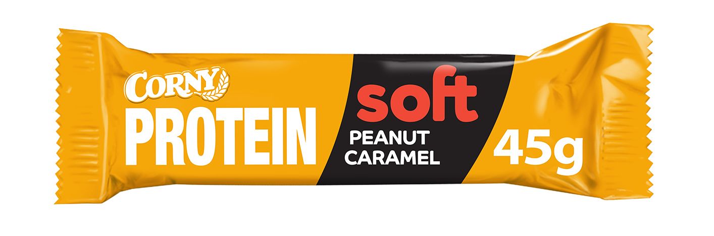 Corny Protein SOFT arašídy-karamel 45 g Corny