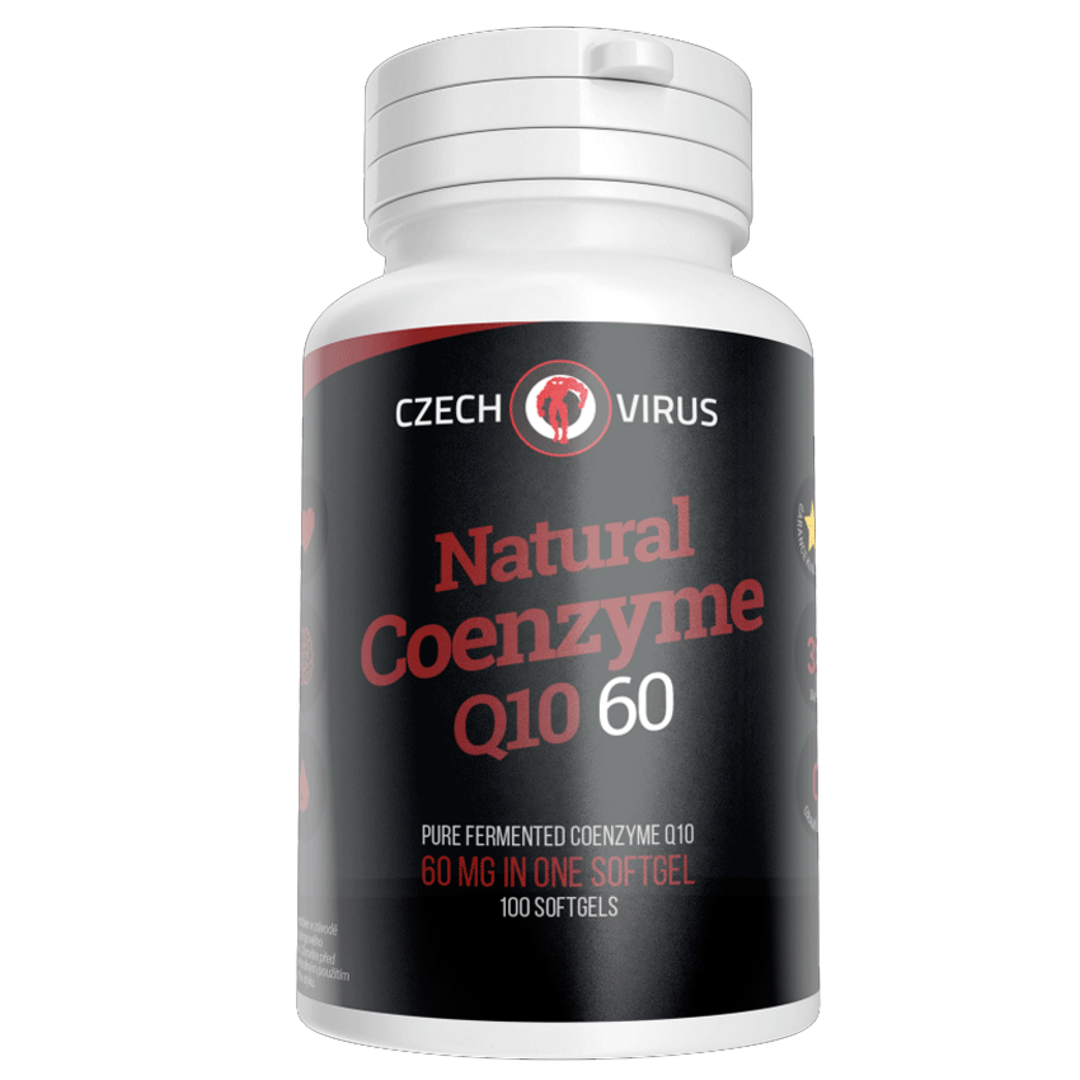 Czech Virus Natural Coenzyme Q10 60 - 100 tobolek Czech Virus