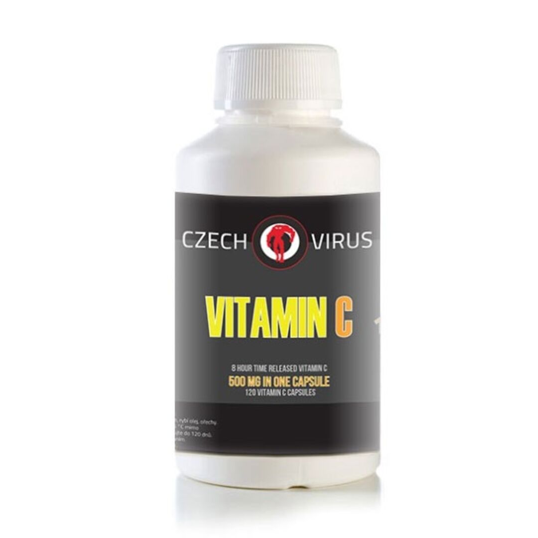 Czech Virus Vitamín C - 120 kapslí Czech Virus