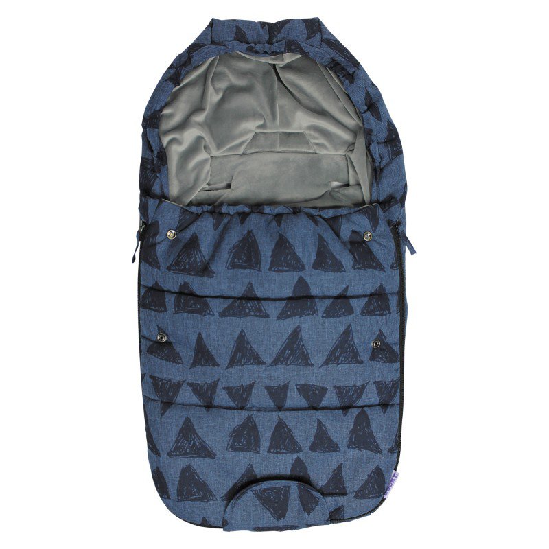 Dooky fusak Footmuff vel. S BLUE TRIBAL DeLuxe Dooky