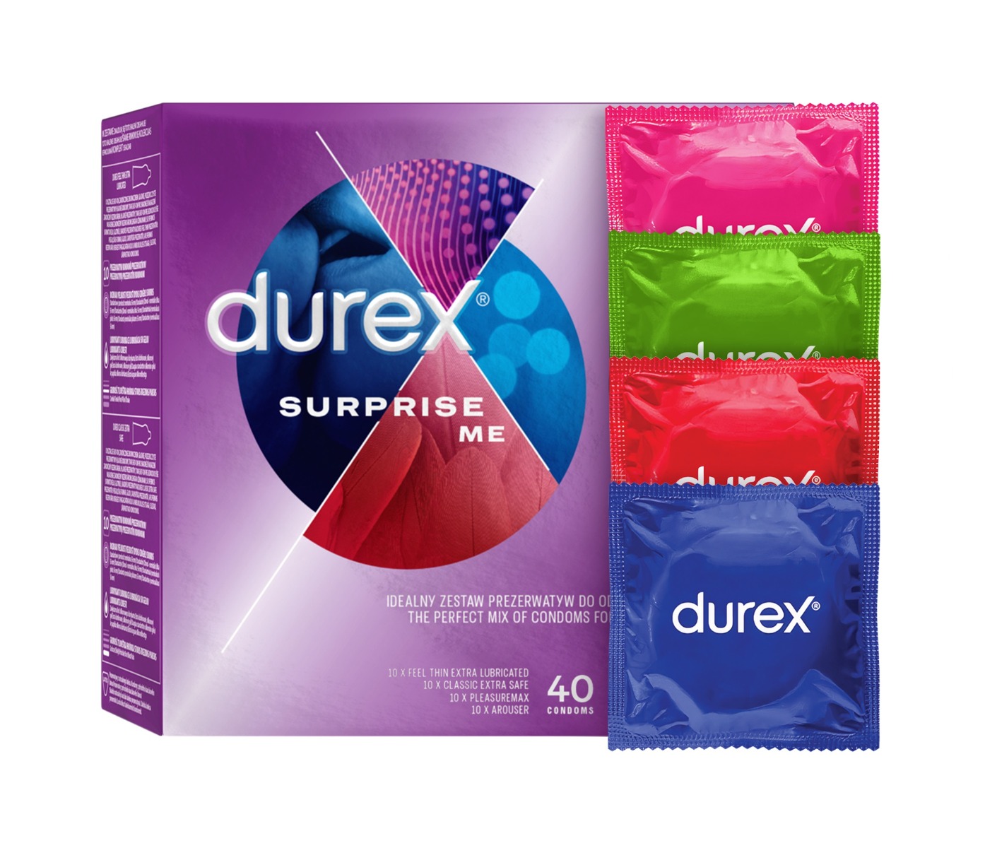 Durex Surprise Me kondomy 40 ks Durex