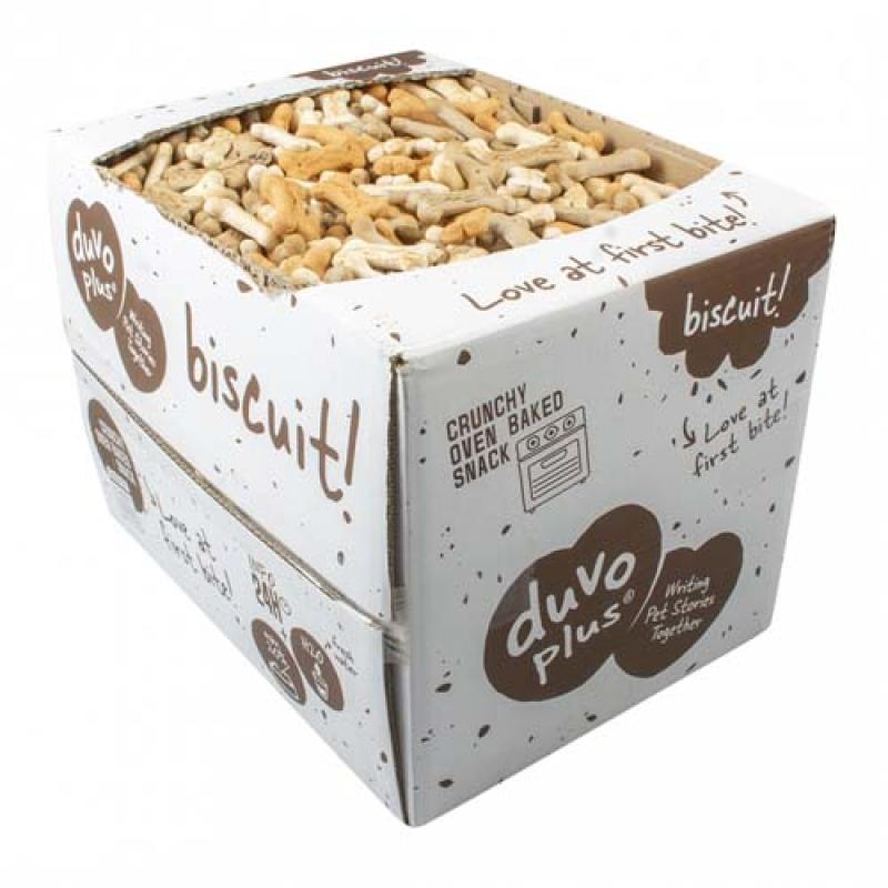 Duvo+ Biscuit křupavé sušenky ve tvaru kosti 10kg Duvo+