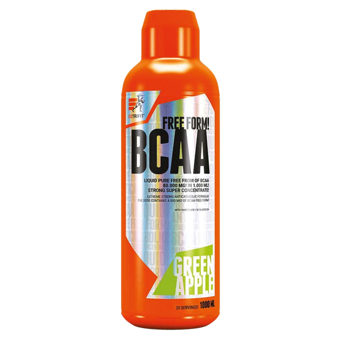 Extrifit BCAA Free Form Liquid 80.000mg 1000ml - zelené jablko Extrifit