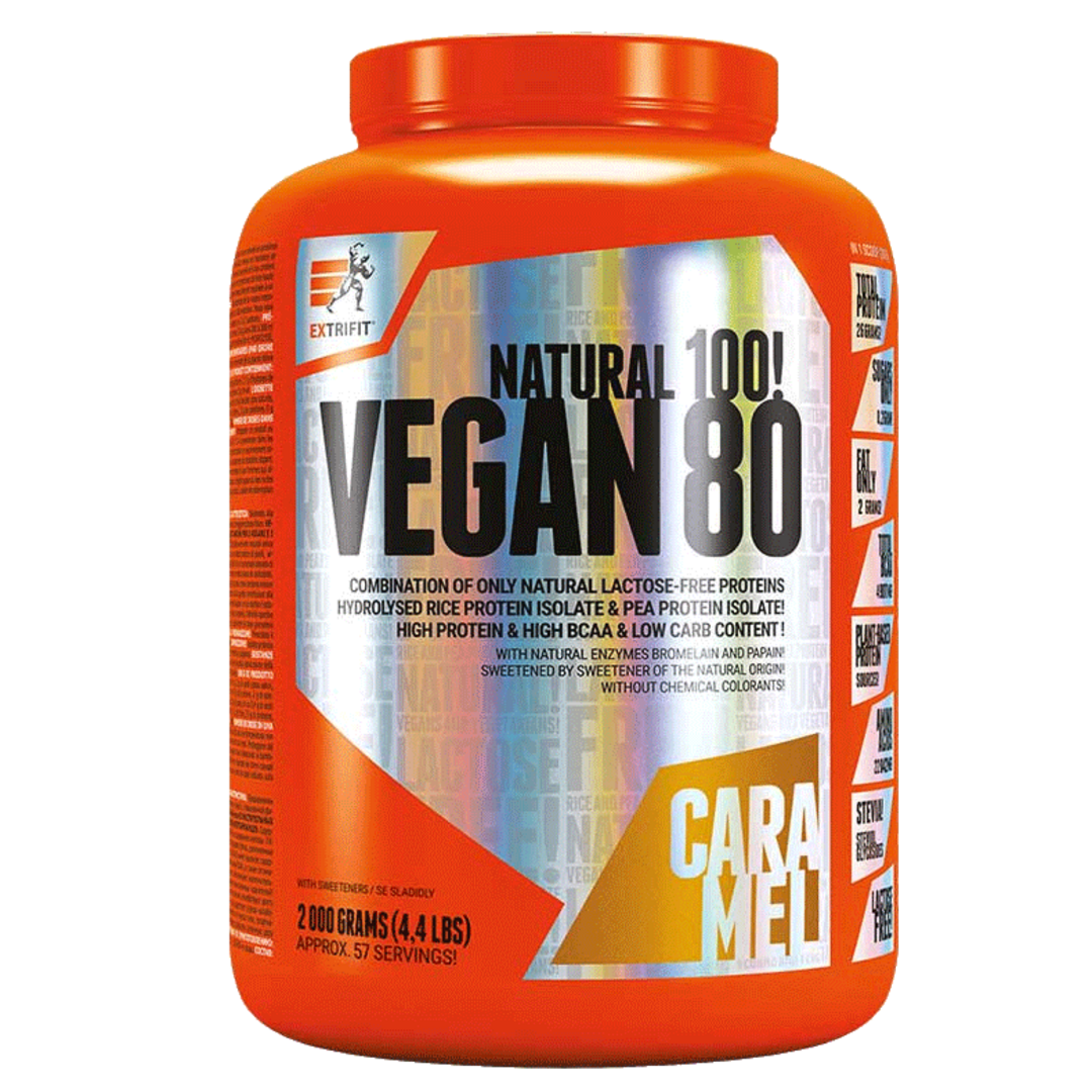 Extrifit Vegan 80 2000g - čokoláda Extrifit