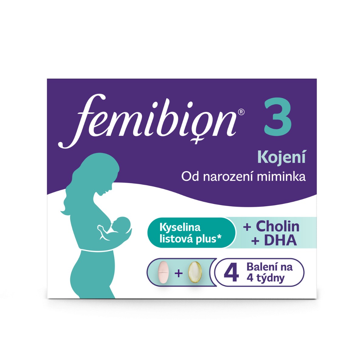 Femibion 3 Kojení 28 tablet + 28 tobolek Femibion