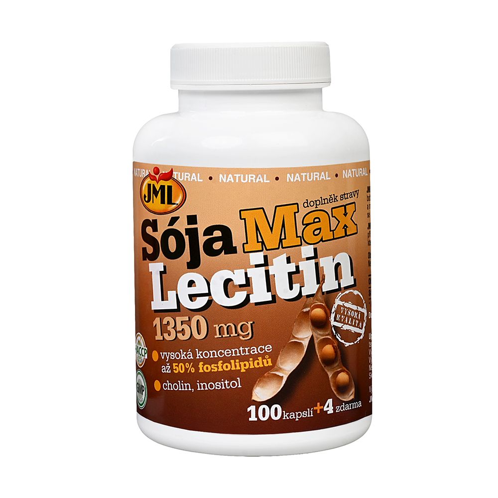 JML SójaMax Lecitin 1350 mg 104 kapslí JML