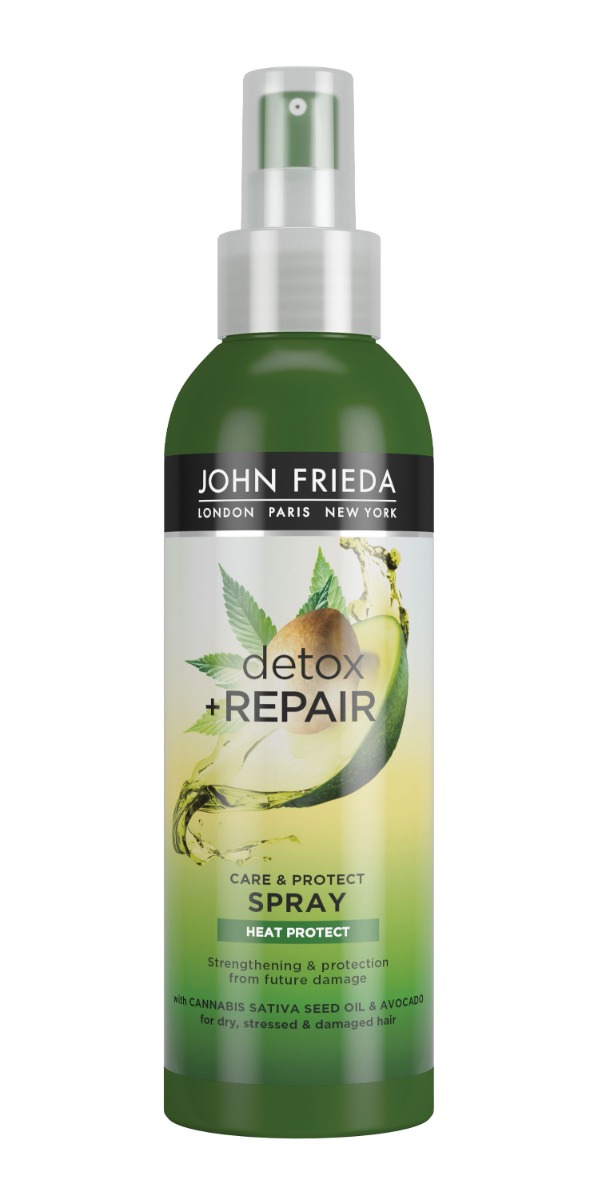 John Frieda Detox & Repair sprej pro vlasy namáhané teplem 200 ml John Frieda