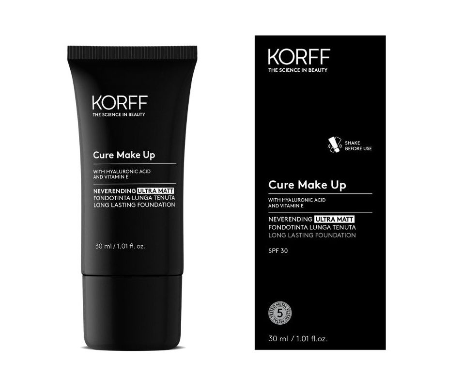 KORFF Cure Makeup Neverending Dlouhotrvající matující make-up SPF30 04 30 ml KORFF