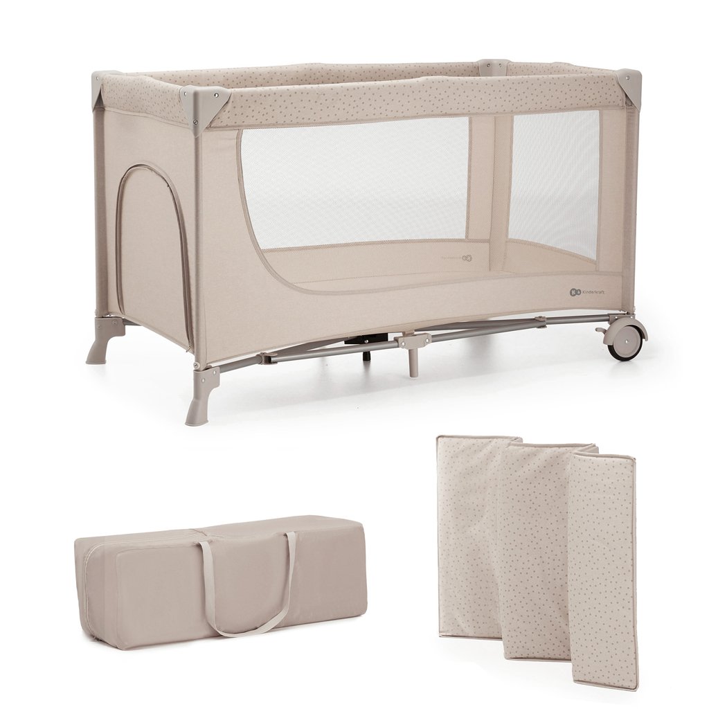 Kinderkraft Postýlka cestovní Joy 2 Beige Kinderkraft