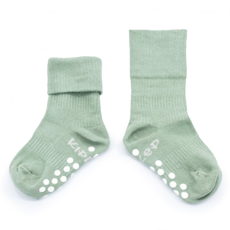 KipKep dětské ponožky Stay-on-Socks ANTISLIP 12-18m 1pár Calming Green KipKep