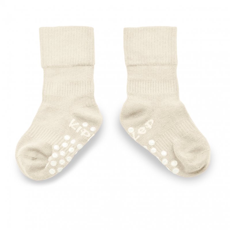 KipKep dětské ponožky Stay-on-Socks ANTISLIP 12-18m 1pár Off White KipKep