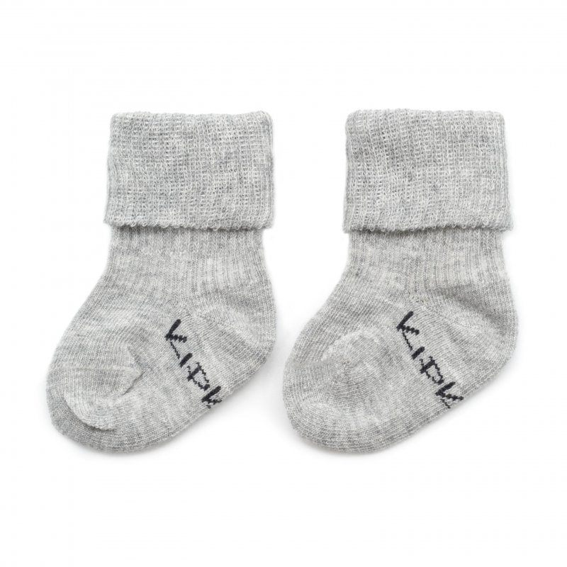 KipKep dětské ponožky Stay-on-Socks NEWBORN 1pár Grey KipKep