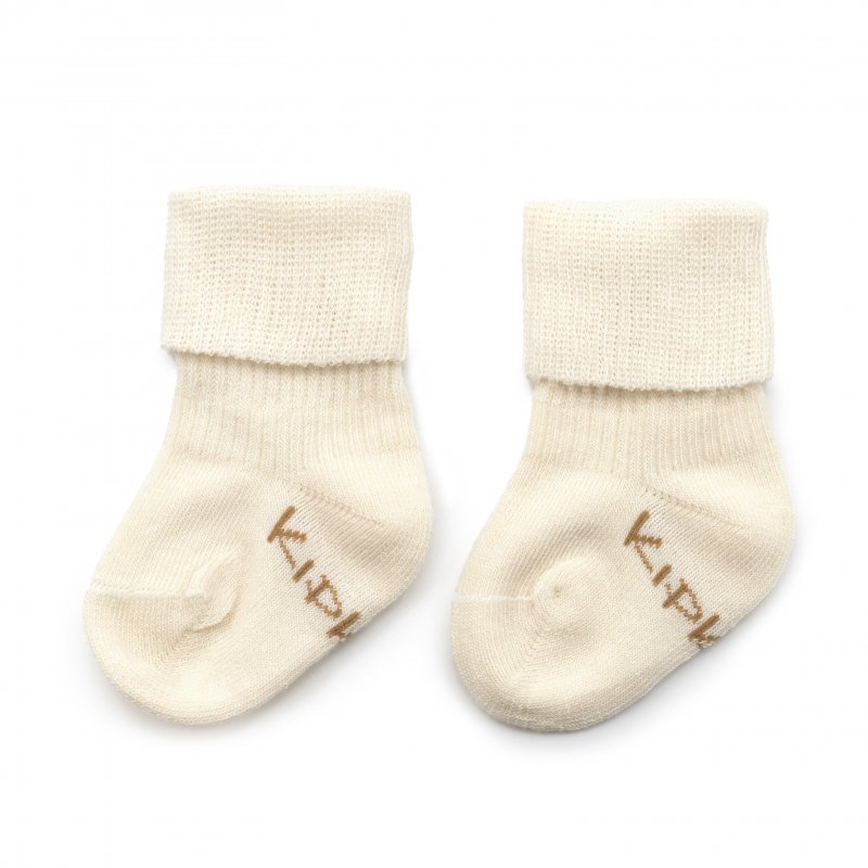 KipKep dětské ponožky Stay-on-Socks NEWBORN 1pár Off White KipKep