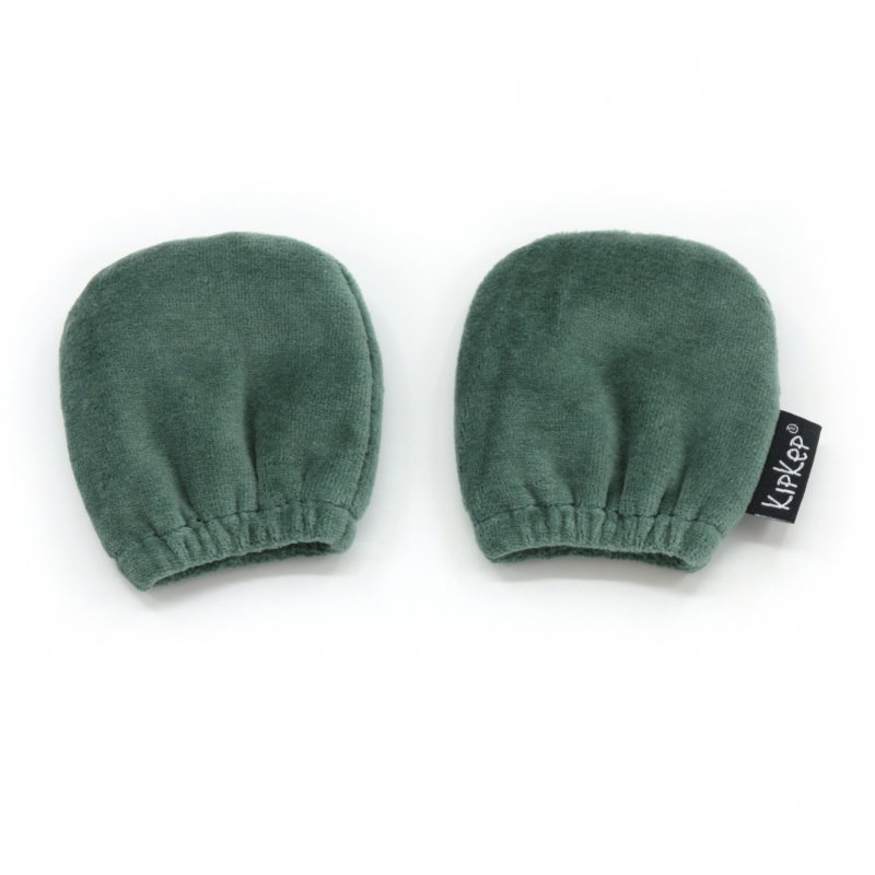 KipKep dětské rukavice proti poškrábání MITTENS Calming Green KipKep