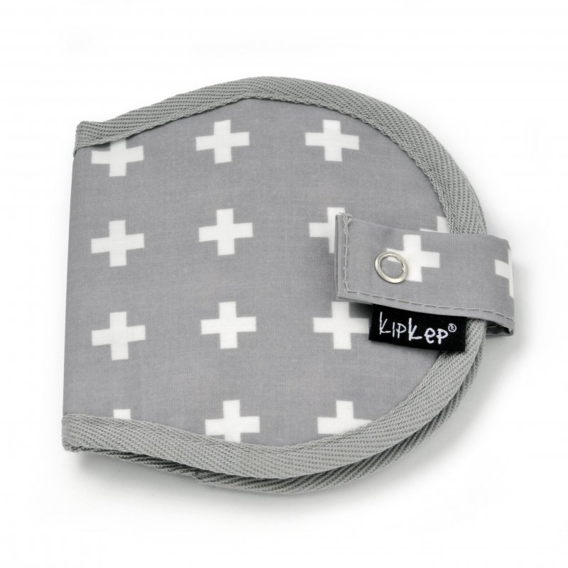 KipKep pouzdro na vložky do podprsenky NURSERY WALLET Crossy Grey KipKep