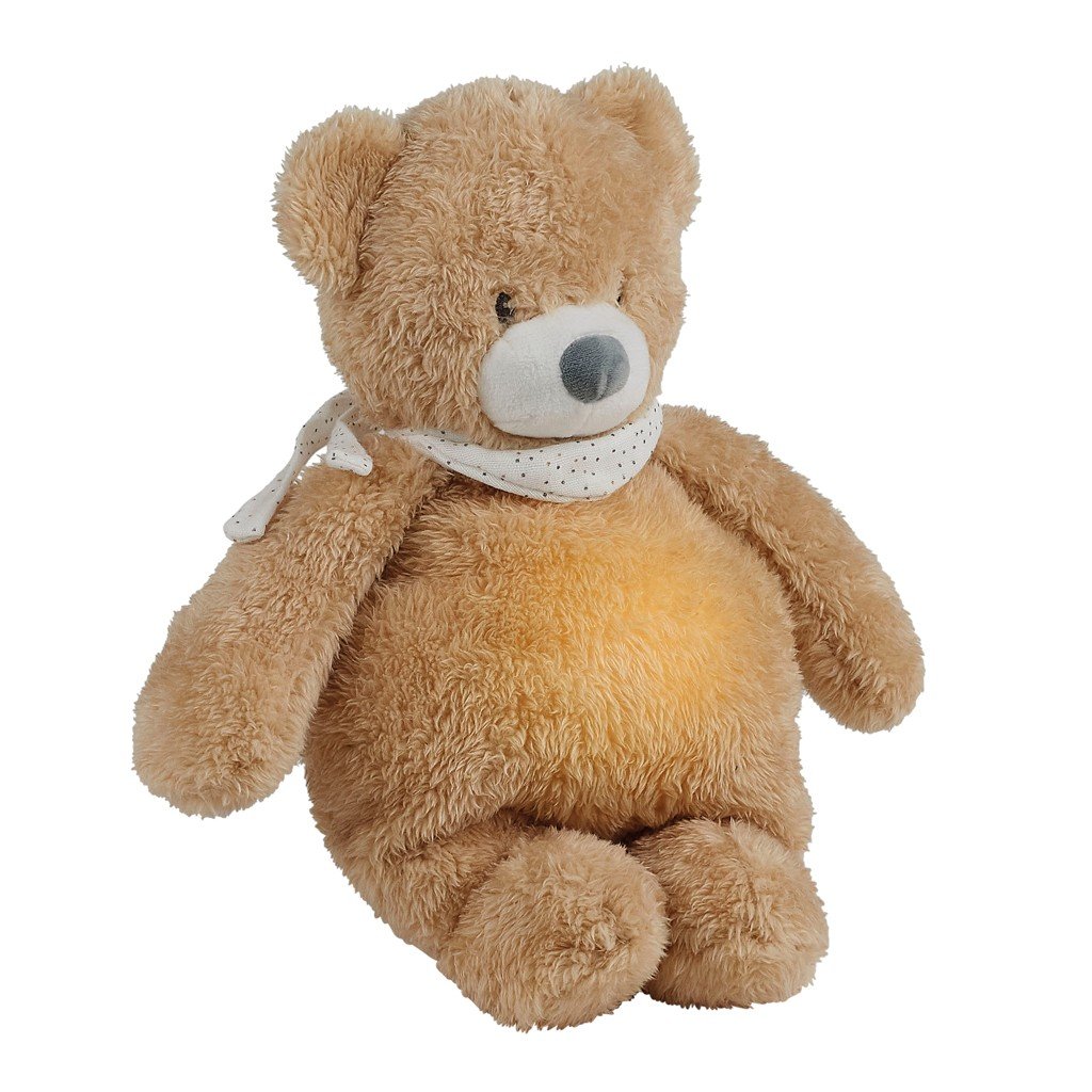 Nattou Uspáváček plyš hudební se světýlkem a senzorem pláče 4v1 Sleepy Bear Brown 0m+ Nattou