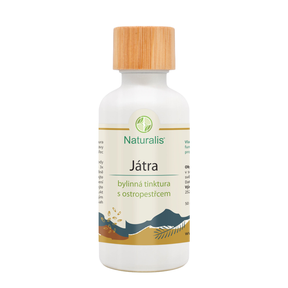 Naturalis Játra bylinná tinktura 50 ml Naturalis