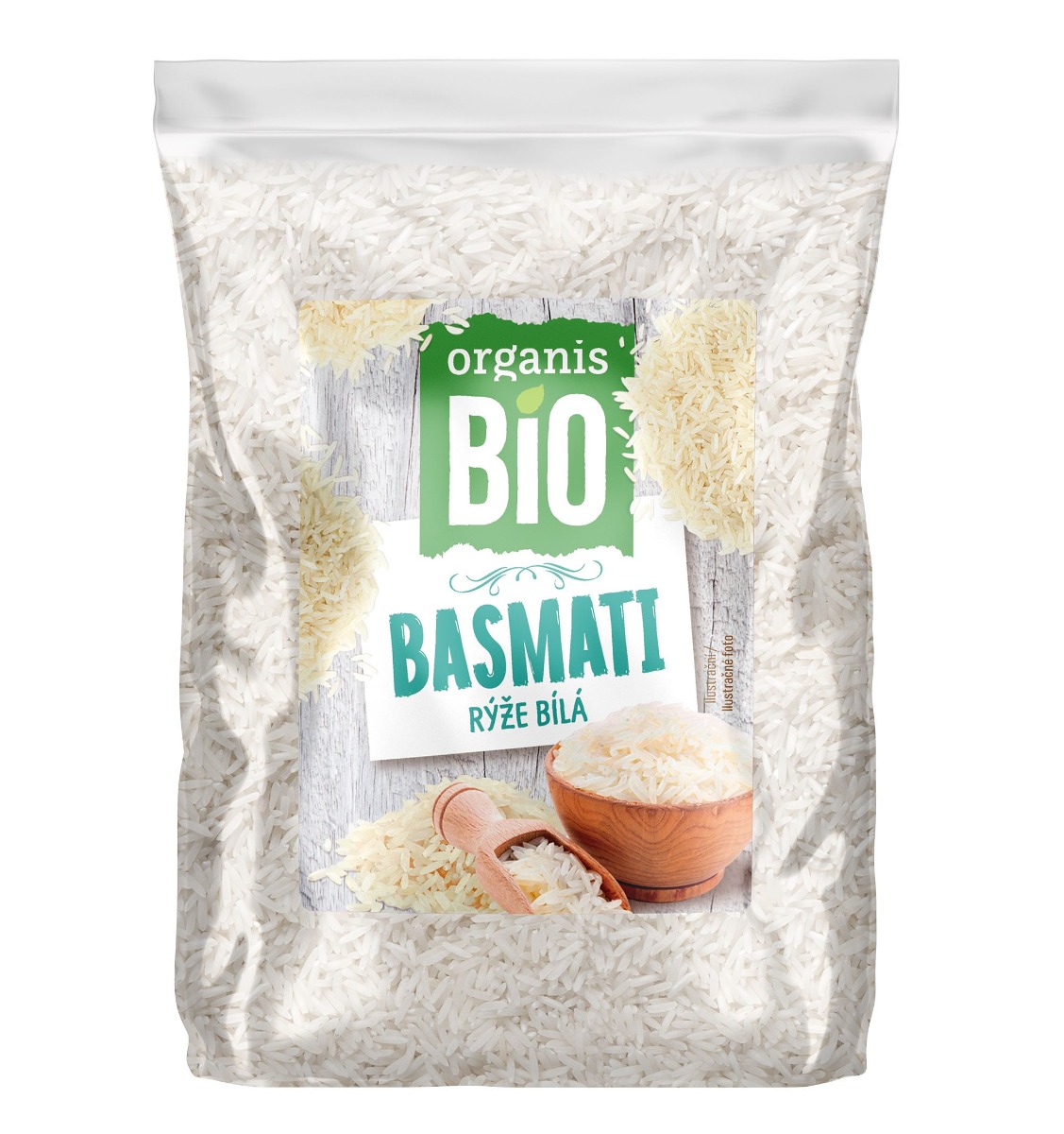 Organis Basmati rýže bílá BIO 500 g Organis