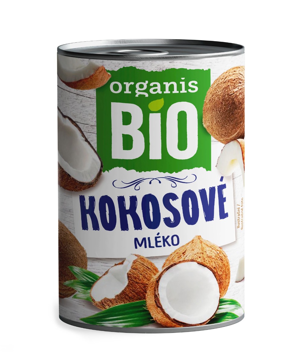 Organis Kokosové mléko BIO 400 ml Organis