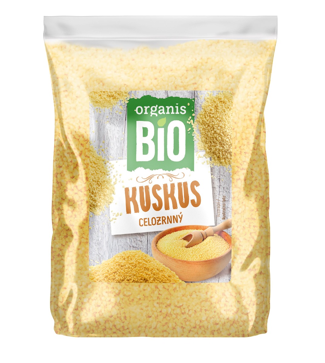 Organis Kuskus celozrnný BIO 500 g Organis