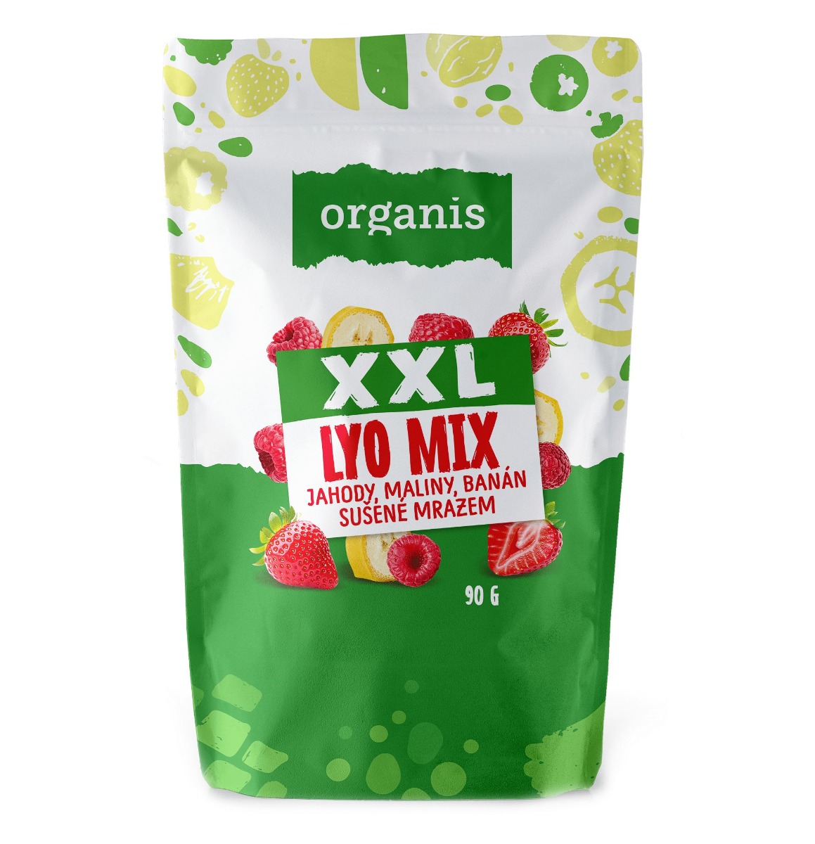 Organis Lyo mix sušené mrazem XXL 90 g Organis