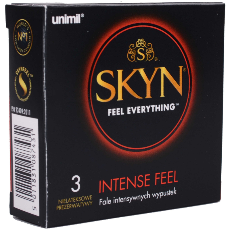 SKYN Intense Feel – bezlatexové kondomy (3 ks) SKYN