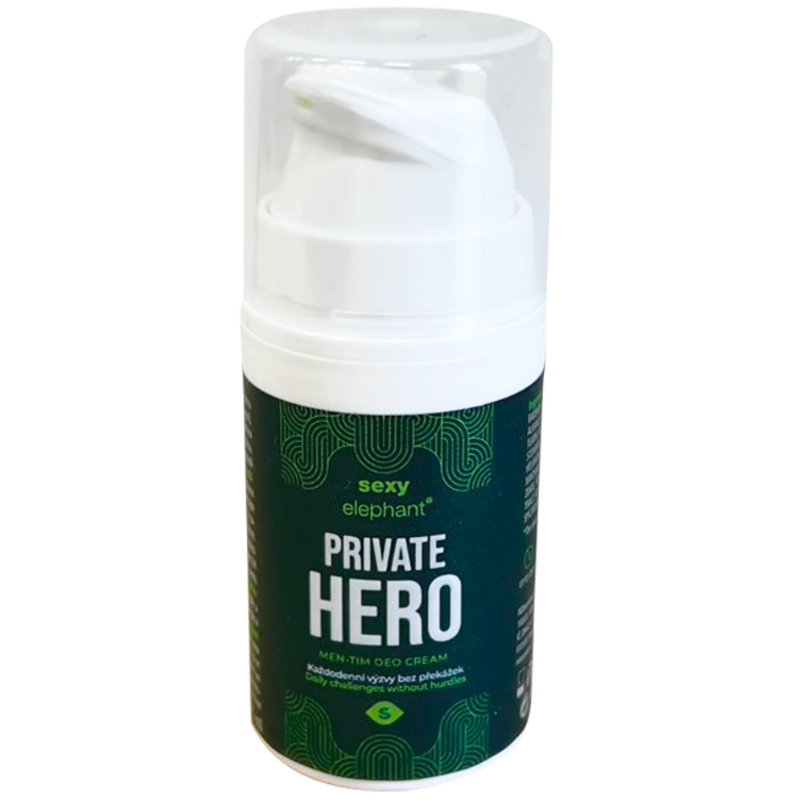 Sexy Elephant Cestovní balení Intimní deodorant Private Hero (15 ml) Sexy Elephant