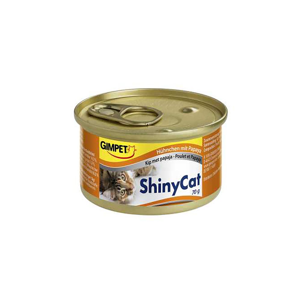 ShinyCat Kuře/papája konzerva 70 g ShinyCat