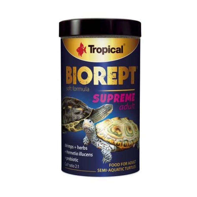 Tropical Biorept Supreme Adult 250ml/70g měkké krmivo pro vodní želvy Tropical